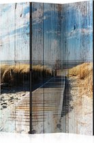 Kamerscherm - Scheidingswand - Vouwscherm - Unforgettable Summer [Room Dividers] 135x172 - Artgeist Vouwscherm