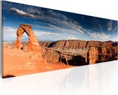 Schilderijen Op Canvas - Schilderij - Grand Canyon - panorama 135x45 - Artgeist Schilderij
