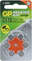 GP ZA13 Hoorapparaat Knoopcel Zinc Air Batterij