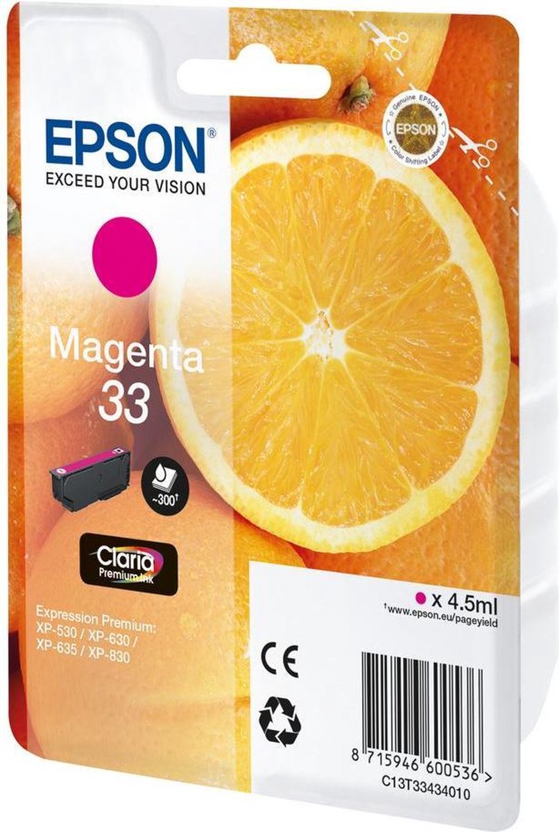 Epson 33 - Inktcartridge / Magenta