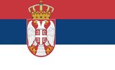 Servische vlag 30x45cm