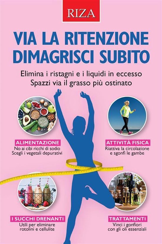 Via la ritenzione e dimagrisci subito - cover