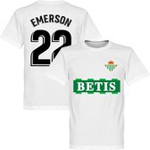 Betis Emerson 22 Team T-Shirt - Wit - 4XL