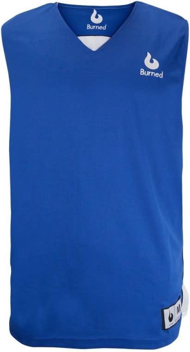 Burned Dubbelzijdig Jersey Blauw Wit XL
