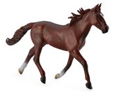 Collecta Paarden (XL): STANDARDBRED HENGST KASTANJEBRUIN 18.5x11.3cm