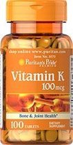 Puritan's Pride Vitamine K 100 mcg 100 Tabletten 3070