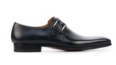 Magnanni Mannen Leren Gespschoenen / Herenschoenen / Instapper 16608 - Zwart - Maat  42