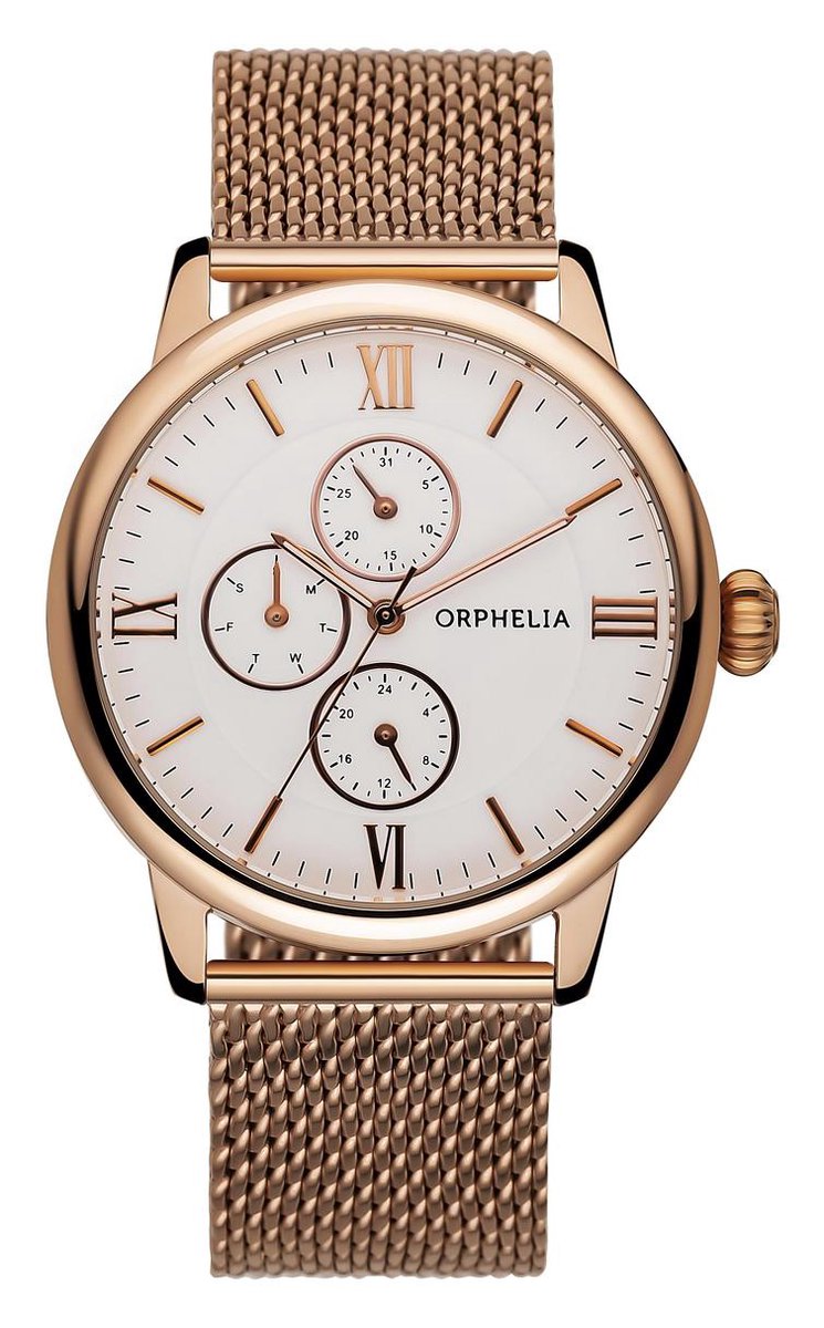 Orphelia 122-9707-17 - Horloge - Staal - Rosékleurig - 43 mm