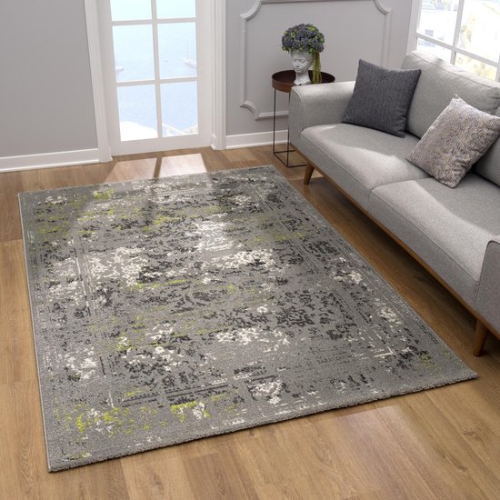 Laagpolig tapijt vintage vloerkleed Claude - 80x150 cm | bol.com