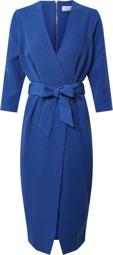 Beide Lijkenhuis Werkloos Closet London jurk Royal Blue/koningsblauw-12 (40) | bol.com