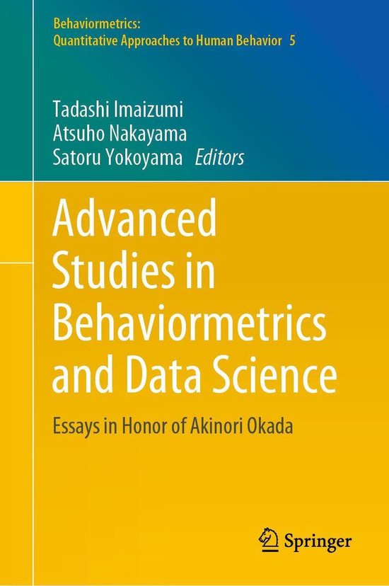 Behaviormetrics: Quantitative Approaches to Human Behavior 5 ... - cover