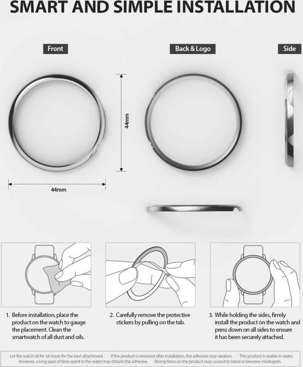 Ringke bezel galaxy watch active 2 44mm hotsell