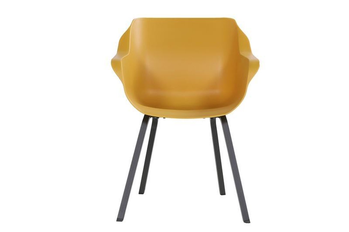Hartman Sophie armchair chaise de jardin avec accoudoirs - Jaune - set de 2