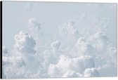 Dibond –Wolkenveld– 60x40 Foto op Aluminium (Met Ophangsysteem)