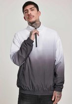 Urban Classics Pullover Jas -XL- Gradient Zwart/Wit