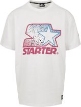 Starter Heren Tshirt -XL- Starter Multicolored Logo Wit