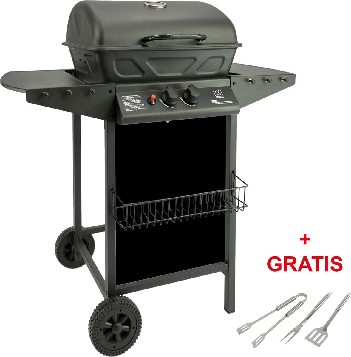 | MaxxGarden Gasbarbecue 2 Branders Gratis BBQ set Tijd om weer propaan te halen, het barbecue seizoen is weer
