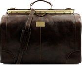 Tuscany Leather - Leren reistas 'Madrid XL' - Donkerbruin - TL1022