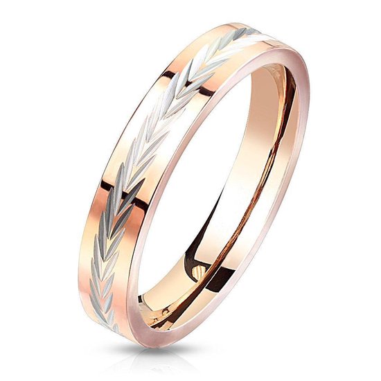 Ring - Ring - Modern met Speciaal Pijltjesmotief - Arrow