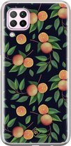 Huawei P40 Lite hoesje siliconen - Fruit / Sinaasappel | Huawei P40 Lite case | multi | TPU backcover transparant