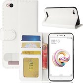 Voor Xiaomi Redmi 5A Crazy Horse Texture Horizontale Flip Leather Case met houder & kaartsleuven & portemonnee (wit)