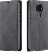 Voor Huawei Mate 30 Lite Forwenw Dream Series Oil Edge Strong Magnetism Horizontal Flip Leather Case met houder & kaartsleuven & Wallet & Photo Frame (zwart)