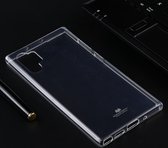 GOOSPERY JELLY TPU schokbestendig en kras-hoesje voor Galaxy Note 10+ (transparant)