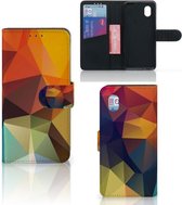 Leuk Hoesje Alcatel 1B (2020) Smartphone Hoesje Polygon Color