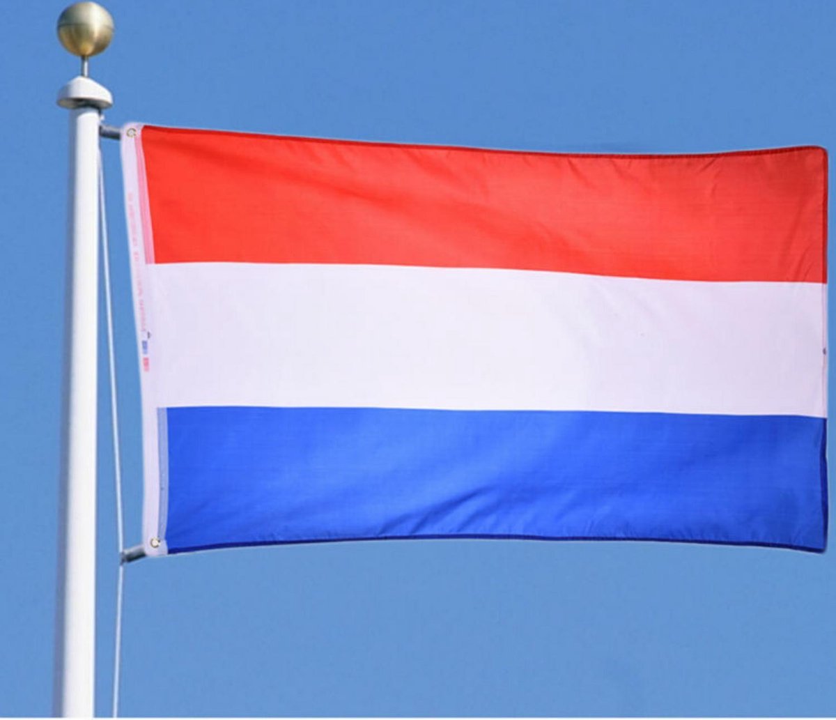 1x Premium Nederlandse Vlag Rood Wit Blauw Holland Vlag Nederland 150x90cm Pless® 1x Premium Nederlandse Vlag Rood Wit Blauw Holland Vlag Nederland 150x90cm Pless®