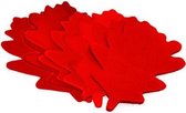 TCM FX Confetti Oak bladeren 120x120mm, rood, 1kg