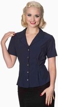 Dancing Days - BASIC Blouse - L - Blauw