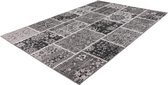 Kayoom Ariya 200 x 290 cm Vloerkleed Donkergrijs
