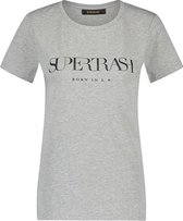 Supertrash - T-Shirt - T Shirt Dames - Grijs - Maat L