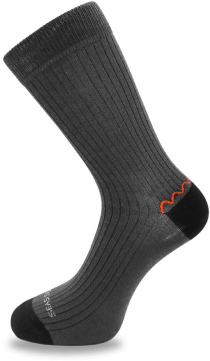 Seas Socks heren sokken shell grijs