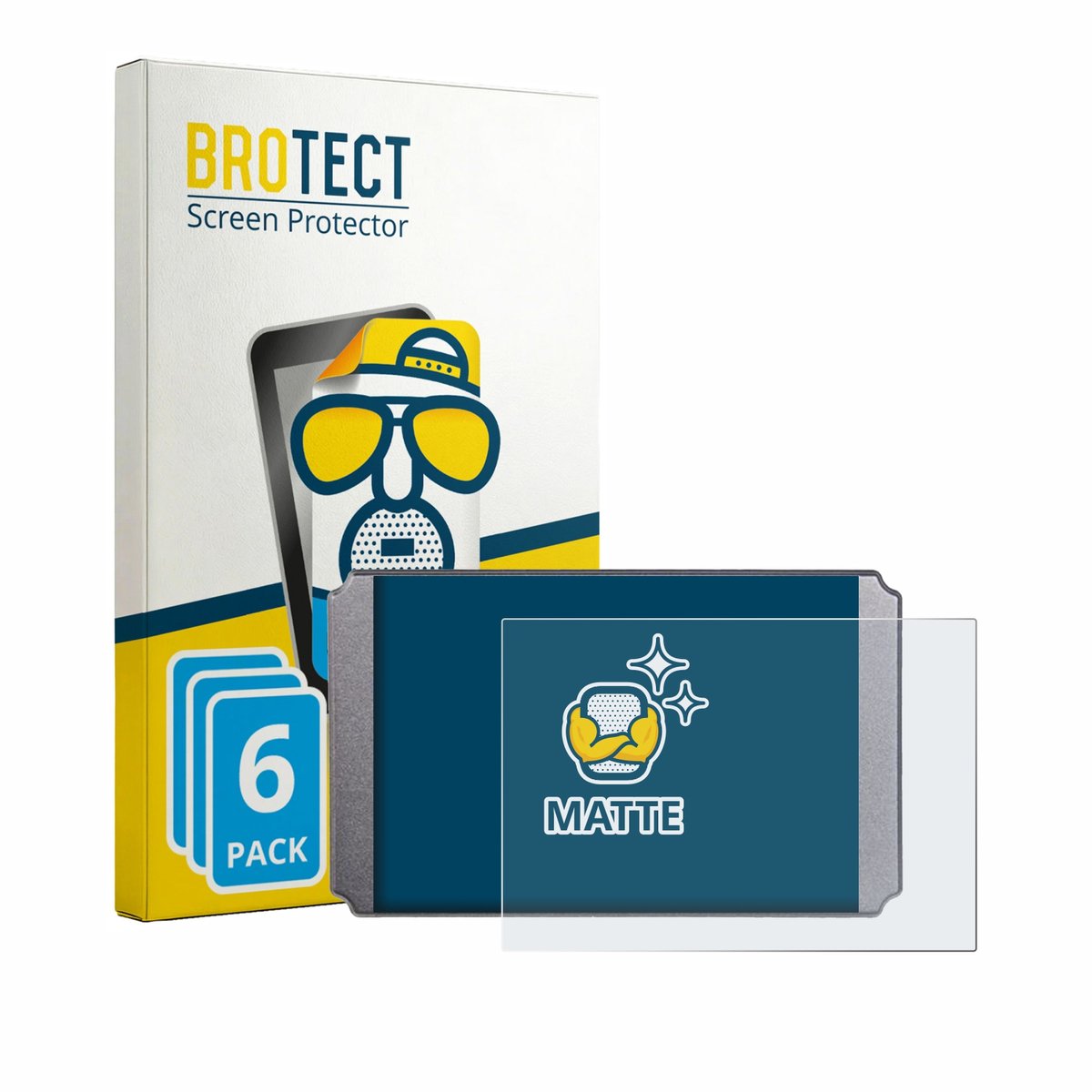 BROTECT - Screenprotector voor Windmeile KT-LCD8H - Folie Beschermfolie matte 6 Stuks