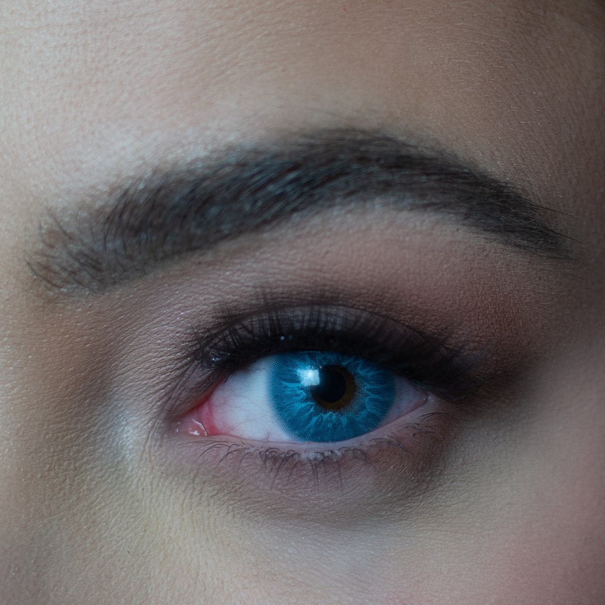 5-HT -2.50 - Realistische Kleurlenzen - Blauw - Maandlenzen - Kleurlenzen op sterkte en zonder sterkte - Dekkende/zachte lenzen - Comfortabel voor dagelijks gebruik - Halloween - Cosplay - Party