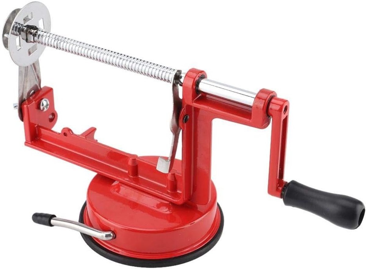 Spiraal Snijmachine voor Aardappelen - RVS Handmatige Draaicutter met Zuignap - Keukenhulpmiddel voor Groenten en Aardappelspiralen