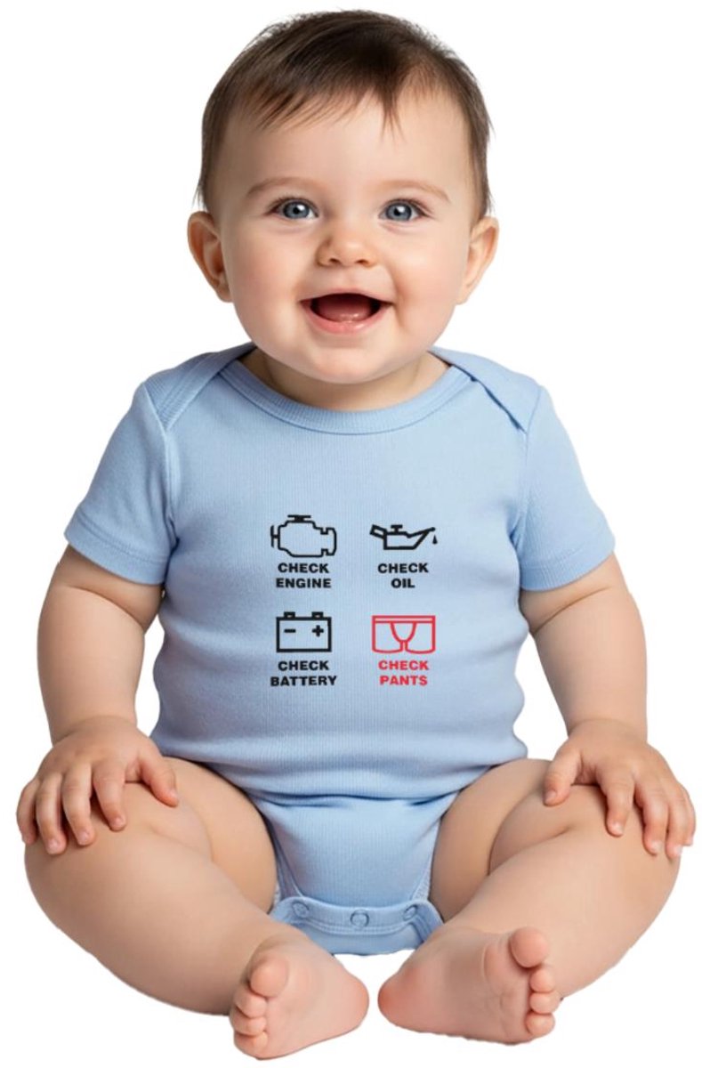 Baby Checklist Grappig Cadeau Voor Vaders Baby Rompertje Met Korte Mouwen