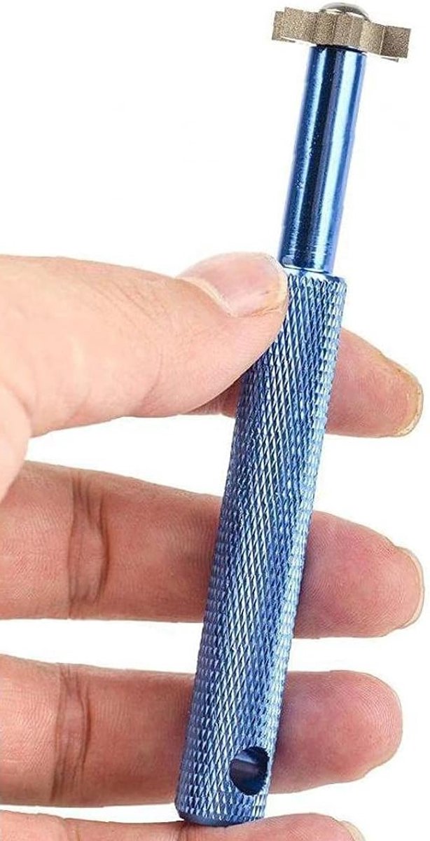 Golfclub-slijper met 6 koppen Reiniger voor Alle Ijzers - Wedge Slijpen Gereedschap - Pitchen, Zand, Lob, Gap - Blauw — afbeelding 4