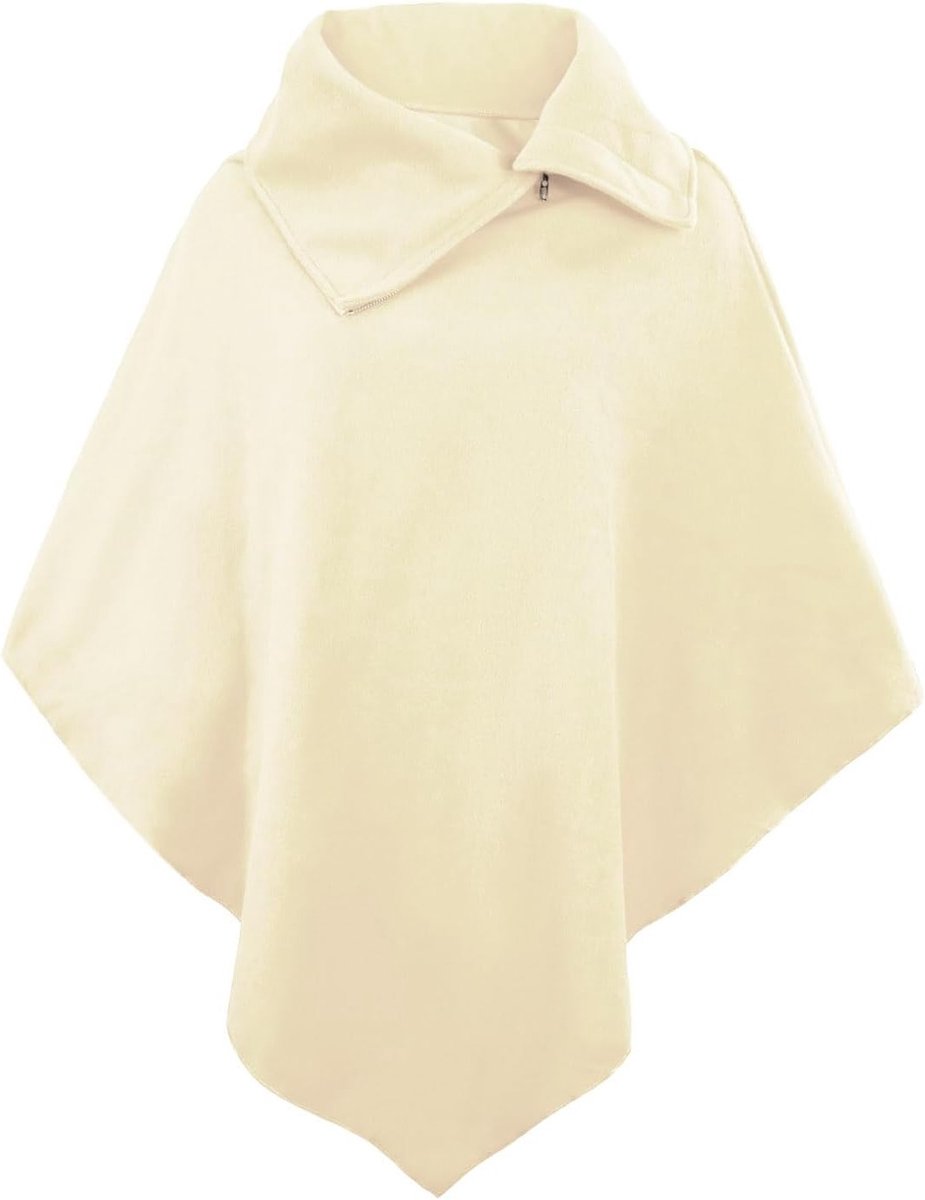 Elegante Dames Poncho voor Winter en Herfst - Klassieke, Stretch Cape zonder Mouwen, Losse en Irregulaire Sjaal voor Jongere Mode
