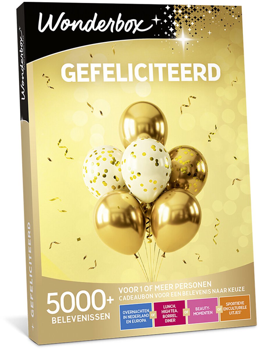 Wonderbox Cadeaubon - Gefeliciteerd!