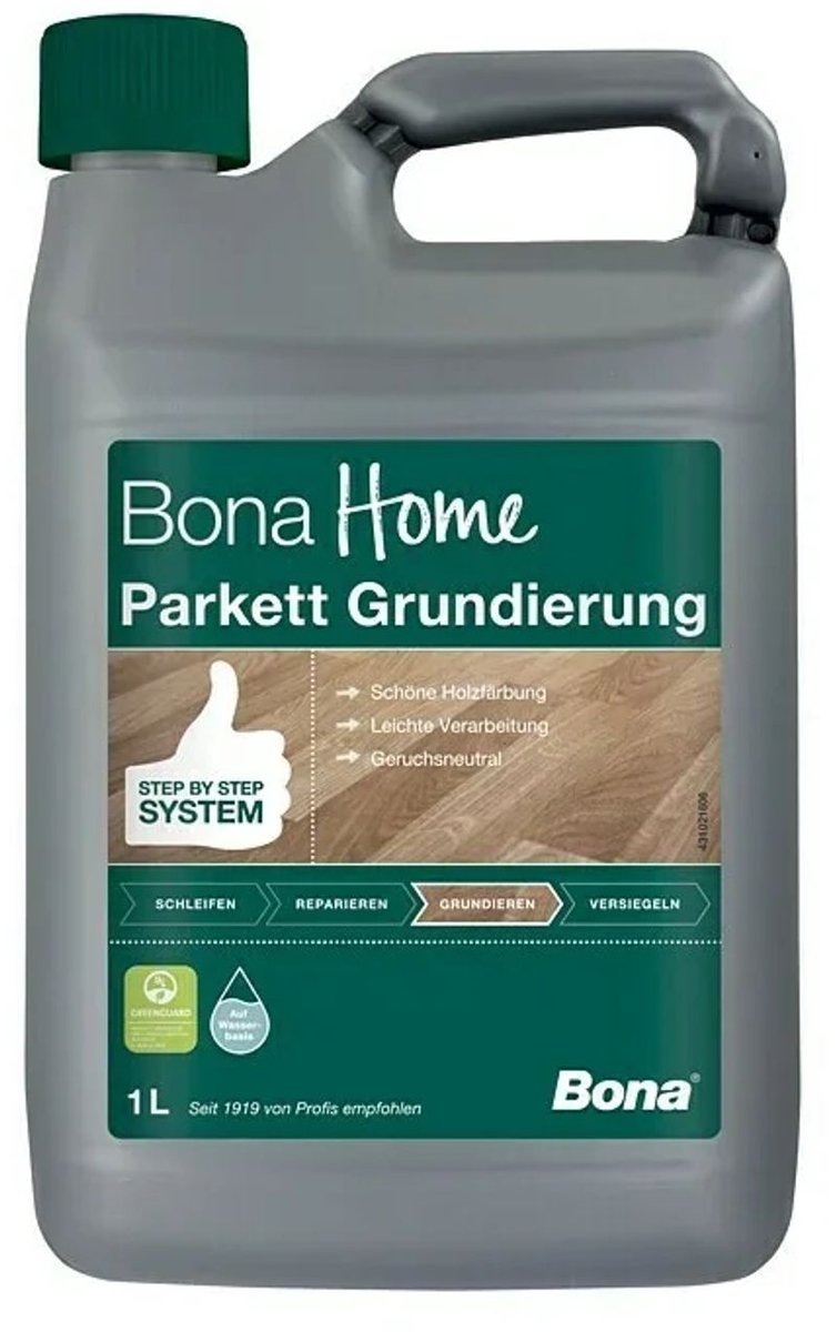 Parket primer 4 Liter, Watergedragen parket primer, Parket voorbehandeling