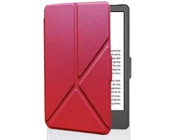Housse rouge adaptée au Kobo Clara BW - Étui de protection - Trifold - Book Cover - Étui pour tablette - Rouge - CHPN