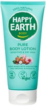 Happy Earth Zachte Body Lotion - 100% Natuurlijk - Droge & Gevoelige Huid - Vegan - 200 ml