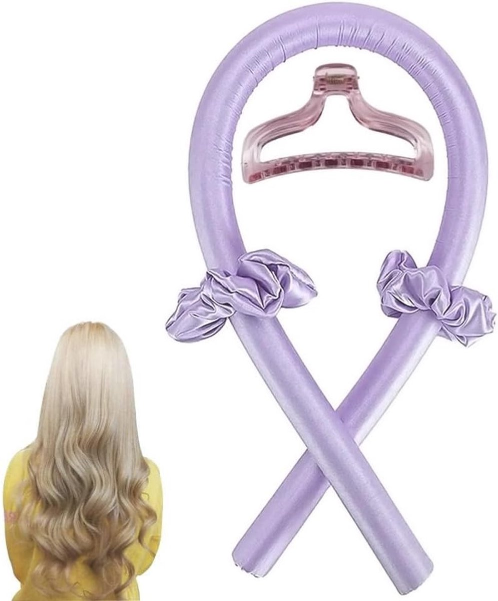 Zijdeachtige Haar Krullers voor een Zacht en Gezond Resultaat, Geen Hitte, Ideaal voor Slaap en DIY Haarstyling