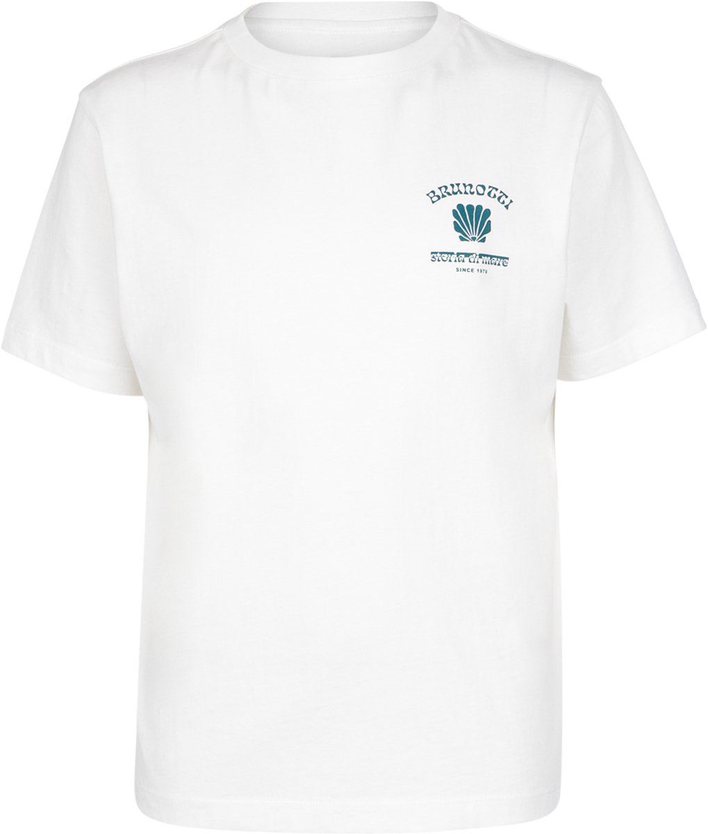 Brunotti Zaymariny T-Shirt Mediterranea Meisjes 100% Katoen Relaxed Fit 176 Mediterranean