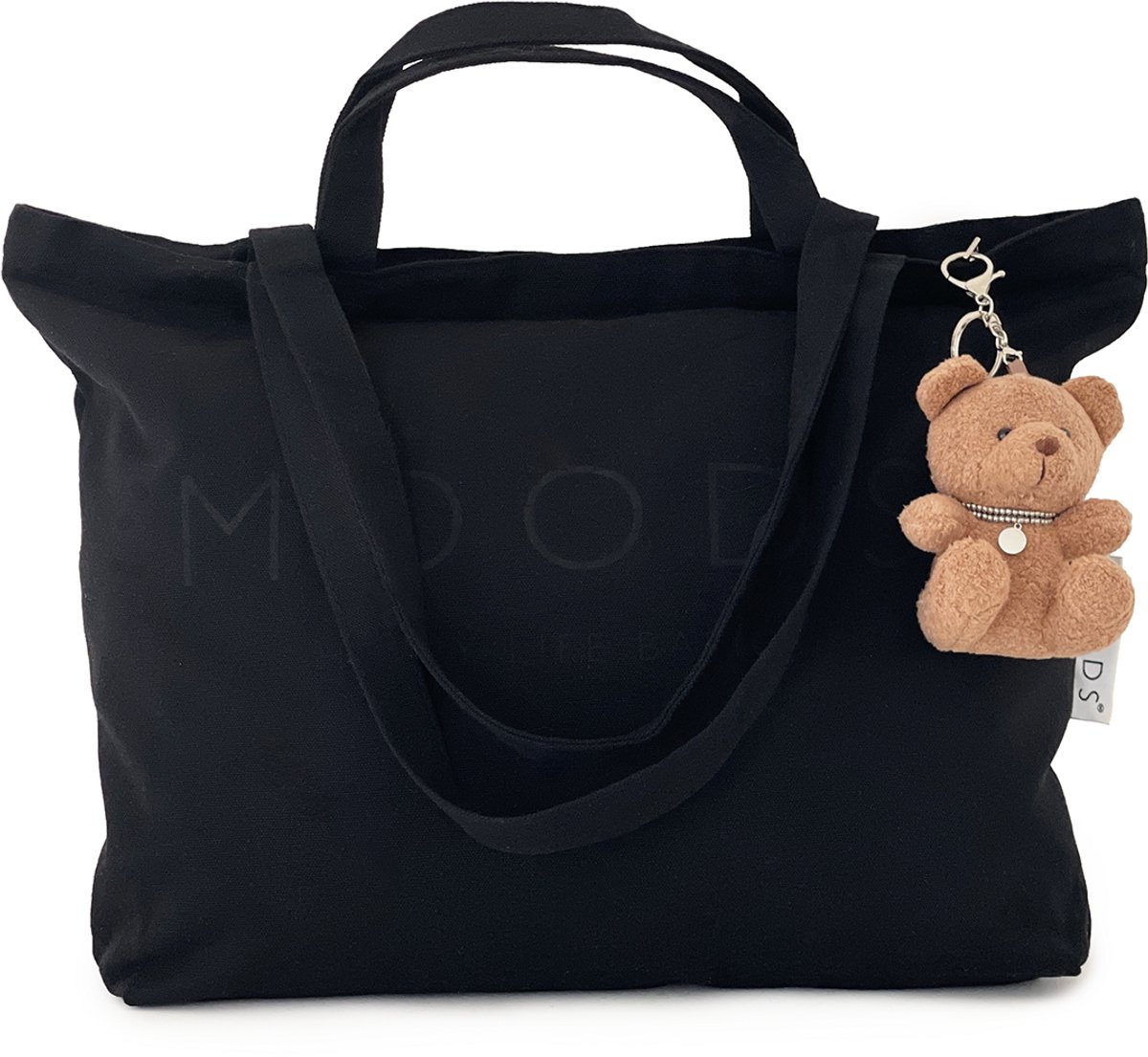 Moods Tas zwart met beertje