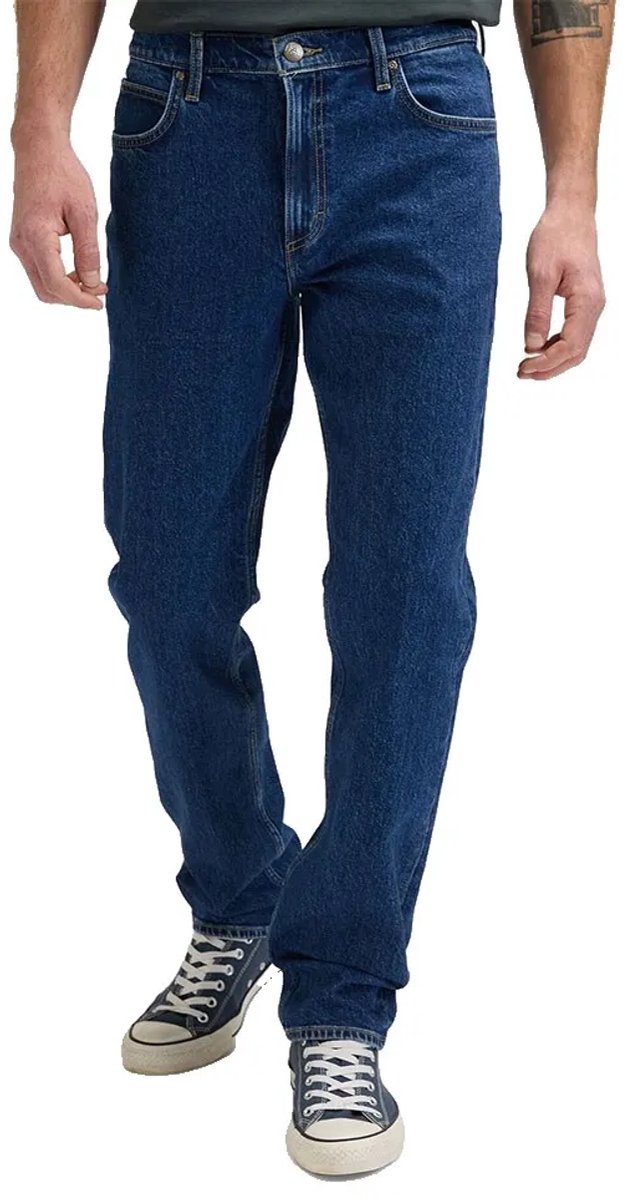 Lee West Regular Fit Spijkerbroek 31 34 Man Indigo Warp