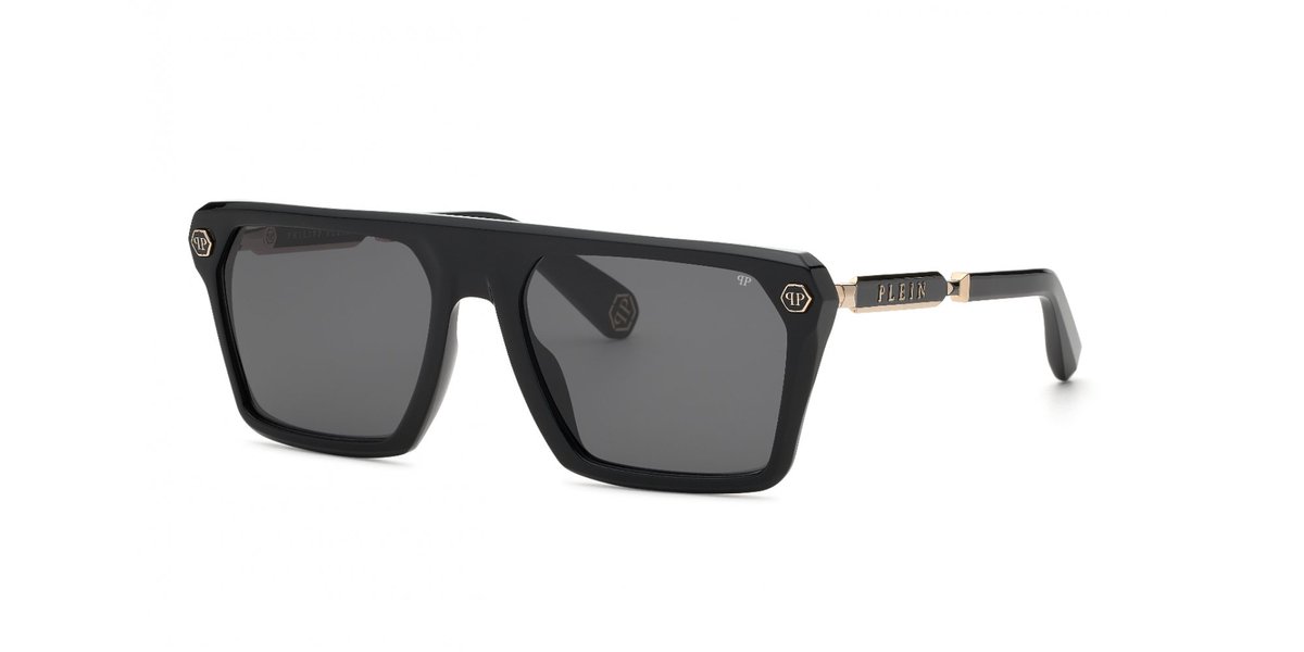 Philipp Plein SPP228 Nero lucido 59/19/150 MAN Zonnebrillen