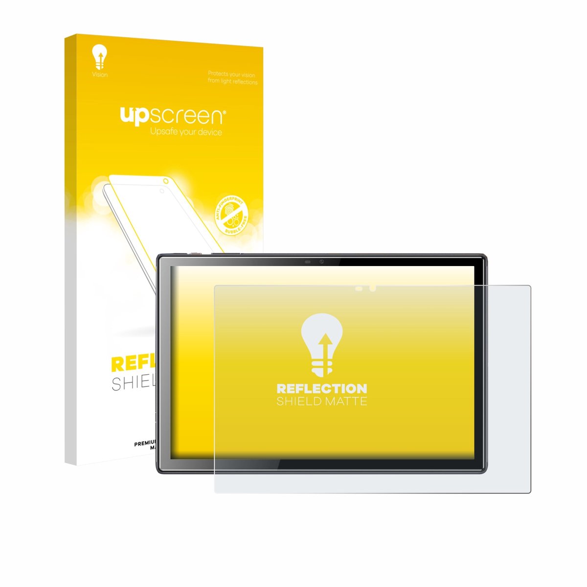 upscreen - Screenprotector voor Tibuta A10 10.1" - Folie Beschermfolie anti glare matte